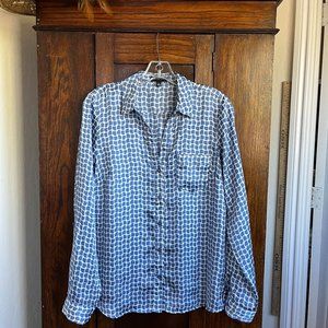 The Limited women's blouse with 3/4 sleeve option in size M